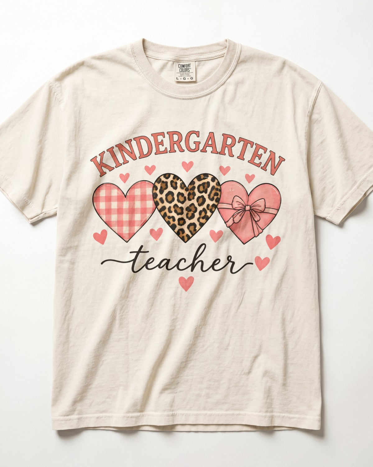 Heart Trio Kindergarten Teacher Shirt