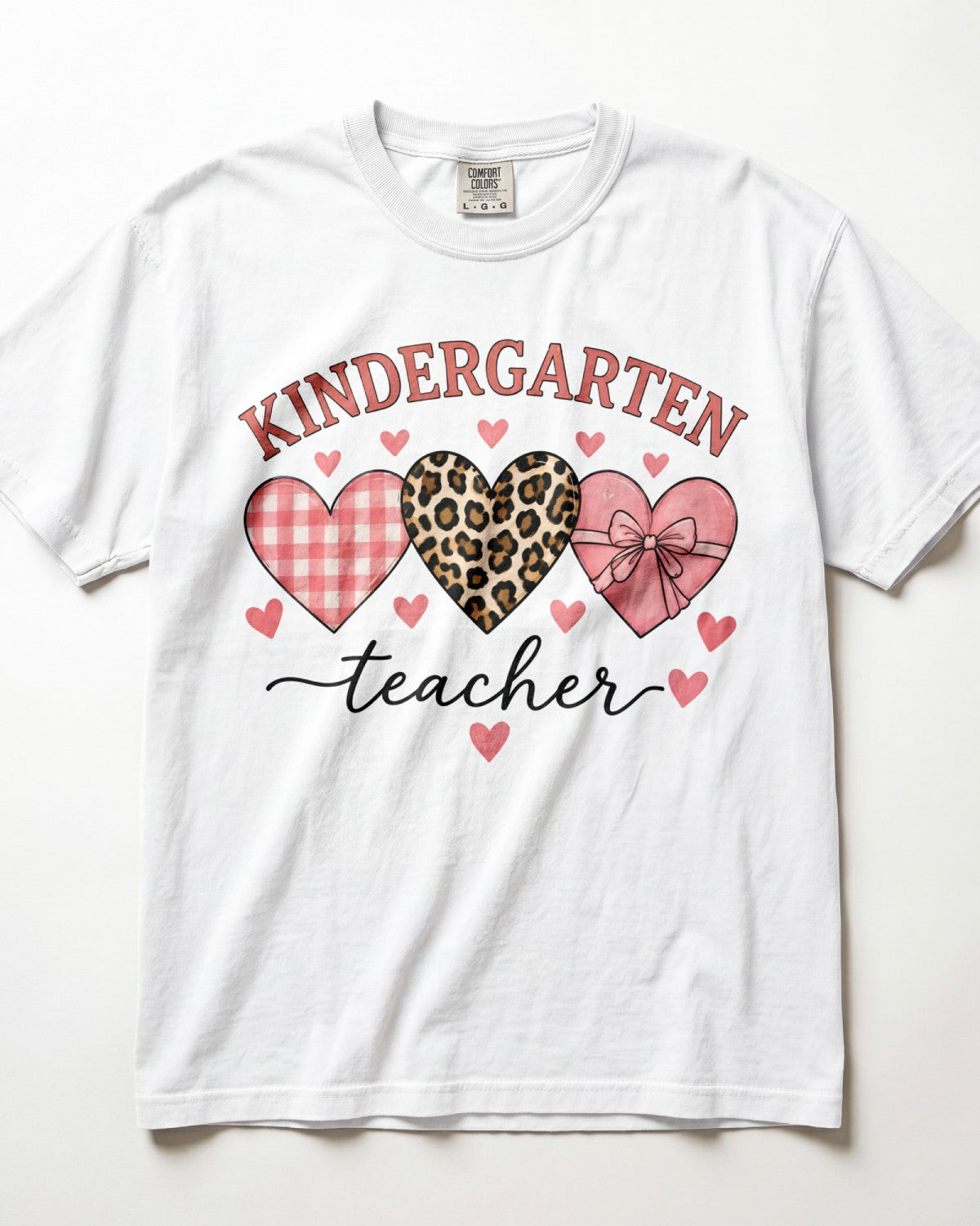 Heart Trio Kindergarten Teacher Shirt