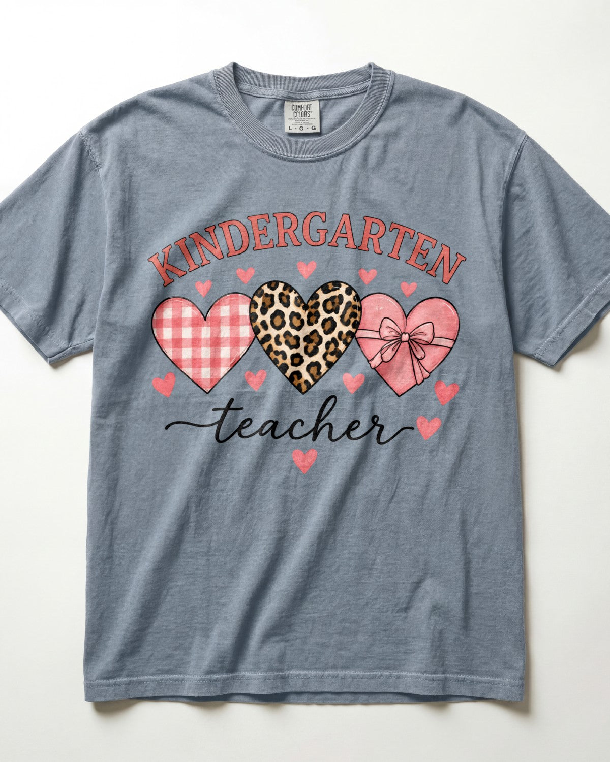 Heart Trio Kindergarten Teacher Shirt