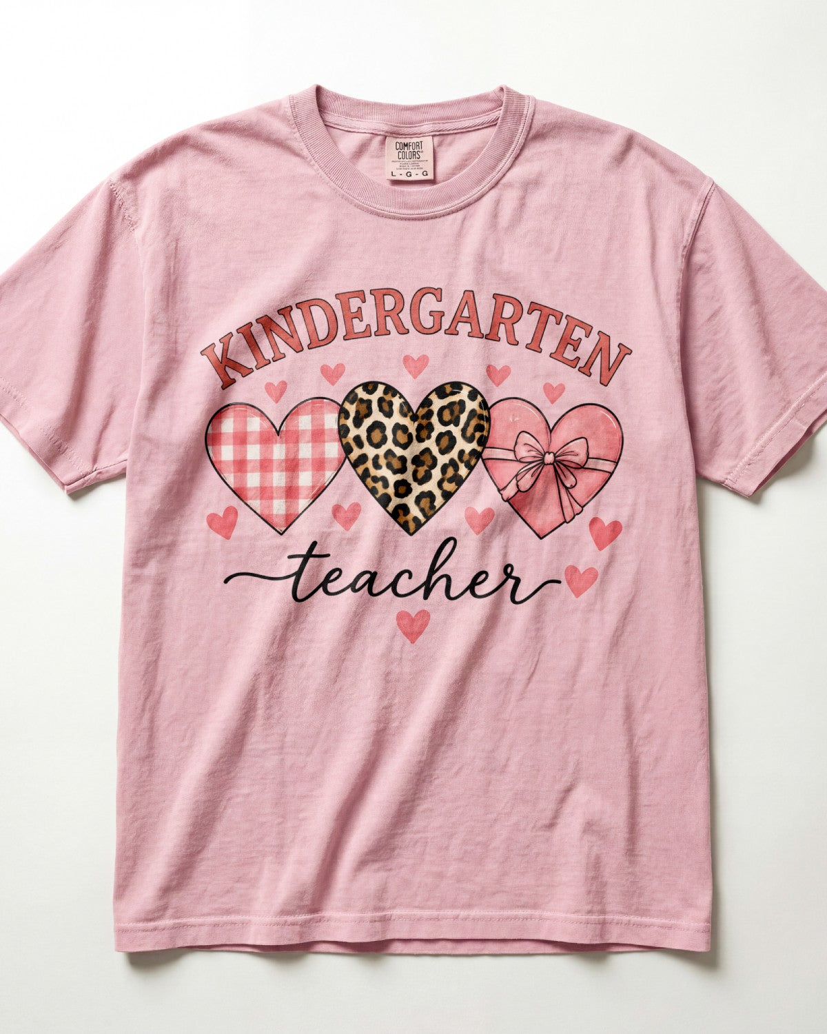 Heart Trio Kindergarten Teacher Shirt