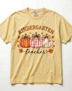 Pumpkin Trio Kindergarten Teacher Shirt
