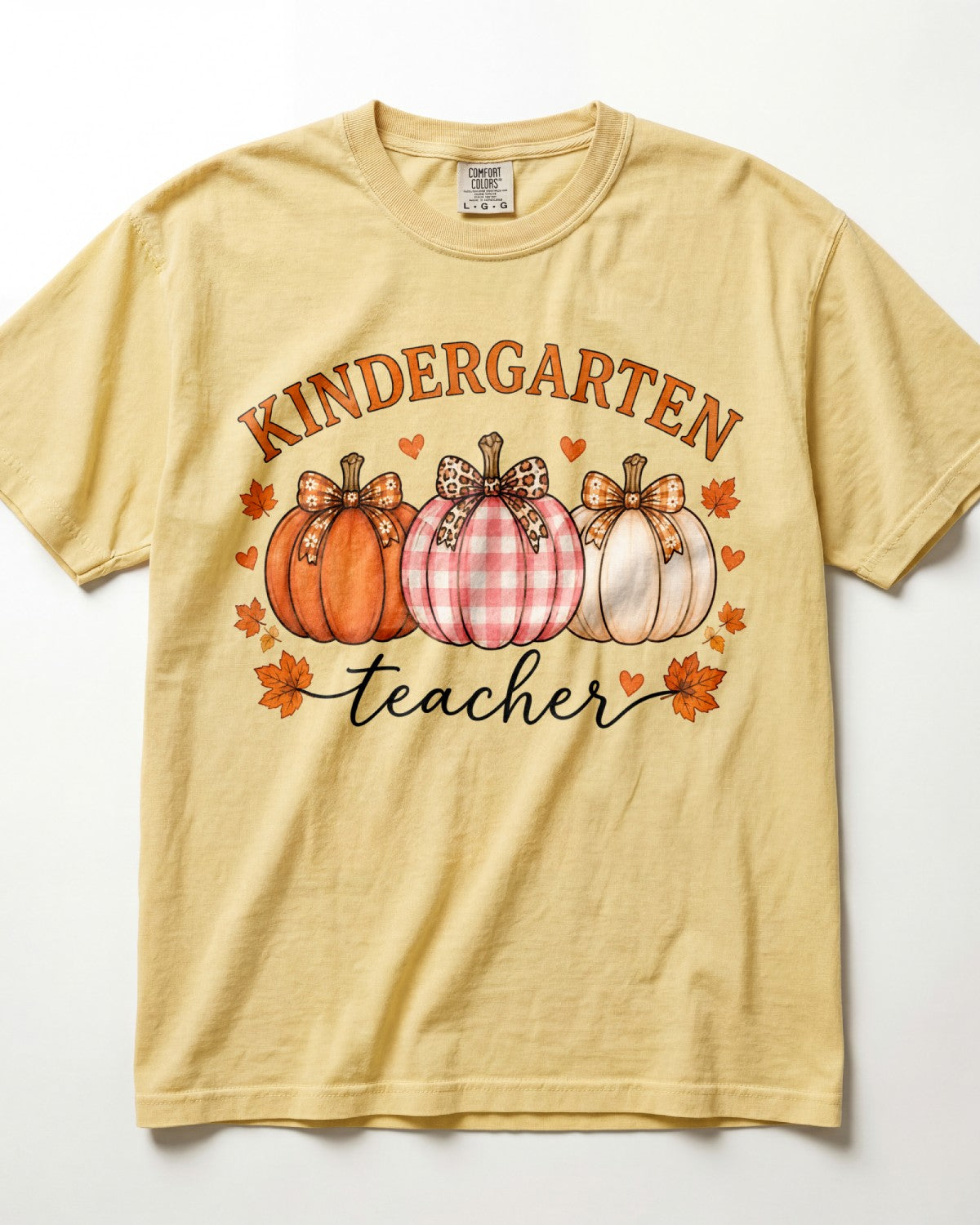 Pumpkin Trio Kindergarten Teacher Shirt