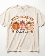 Pumpkin Trio Kindergarten Teacher Shirt