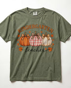 Pumpkin Trio Kindergarten Teacher Shirt
