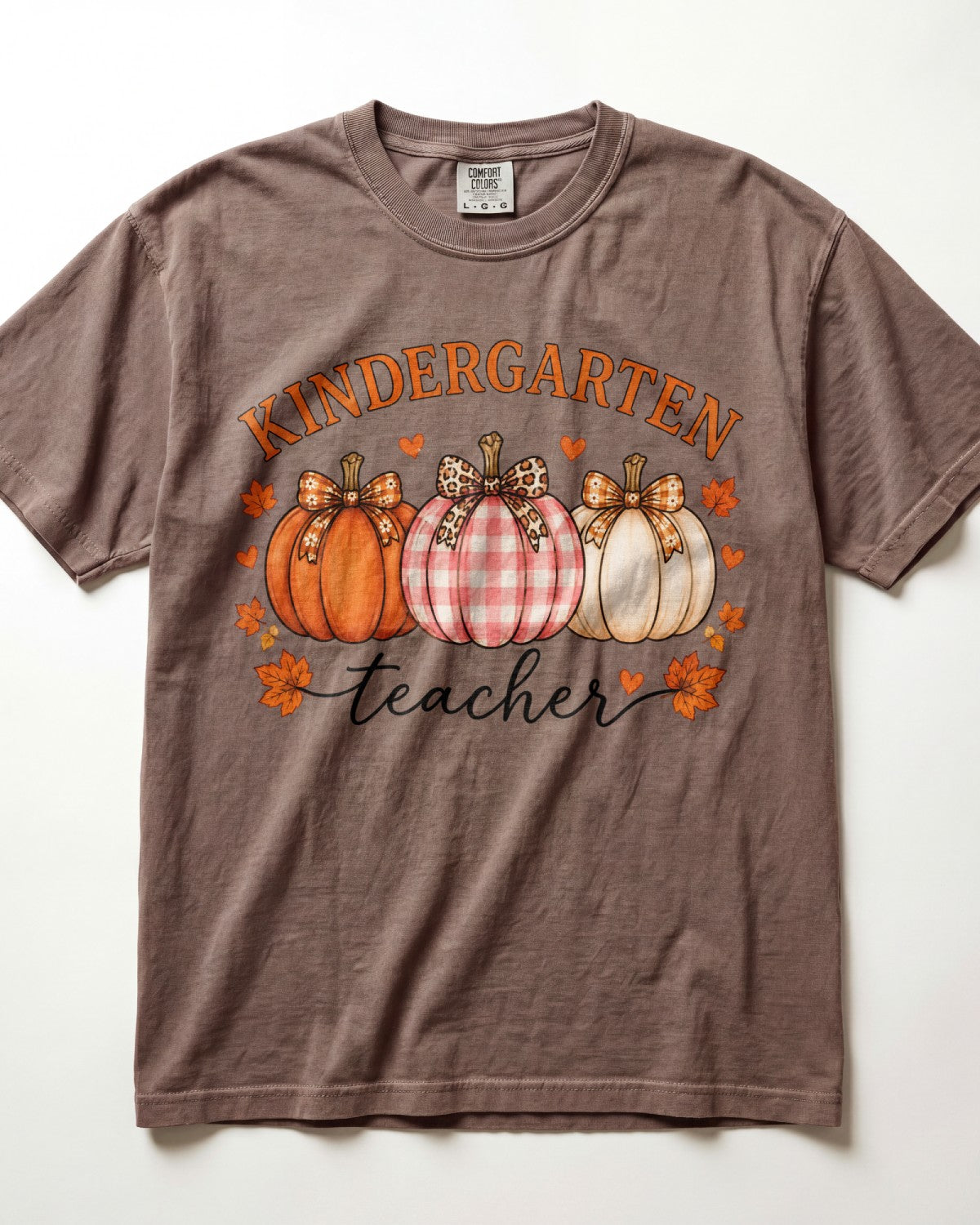 Pumpkin Trio Kindergarten Teacher Shirt