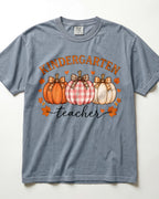 Pumpkin Trio Kindergarten Teacher Shirt