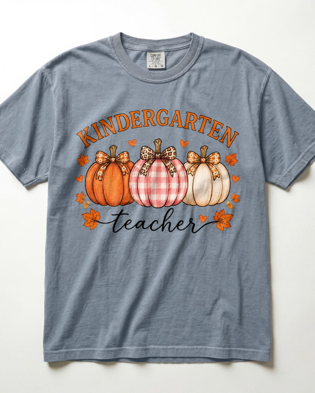 Pumpkin Trio Kindergarten Teacher Shirt