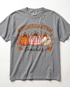 Pumpkin Trio Kindergarten Teacher Shirt