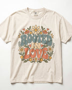 Rooted In Love Kindergarten Teacher Shirt