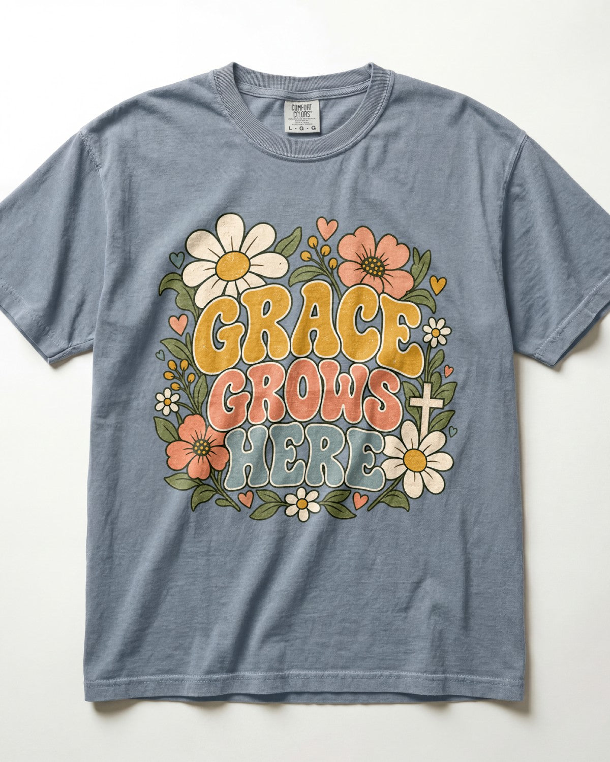 Grace Grows Here Kindergarten Teacher Shirt