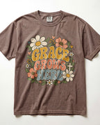 Grace Grows Here Kindergarten Teacher Shirt