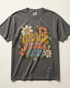 Grace Grows Here Kindergarten Teacher Shirt