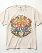 Love Leads The Way Kindergarten Teacher Shirt