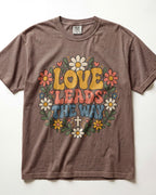 Love Leads The Way Kindergarten Teacher Shirt