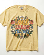Love Leads The Way Kindergarten Teacher Shirt