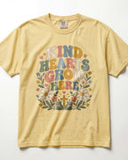 Kind Hearts Grow Here Kindergarten Teacher Shirt