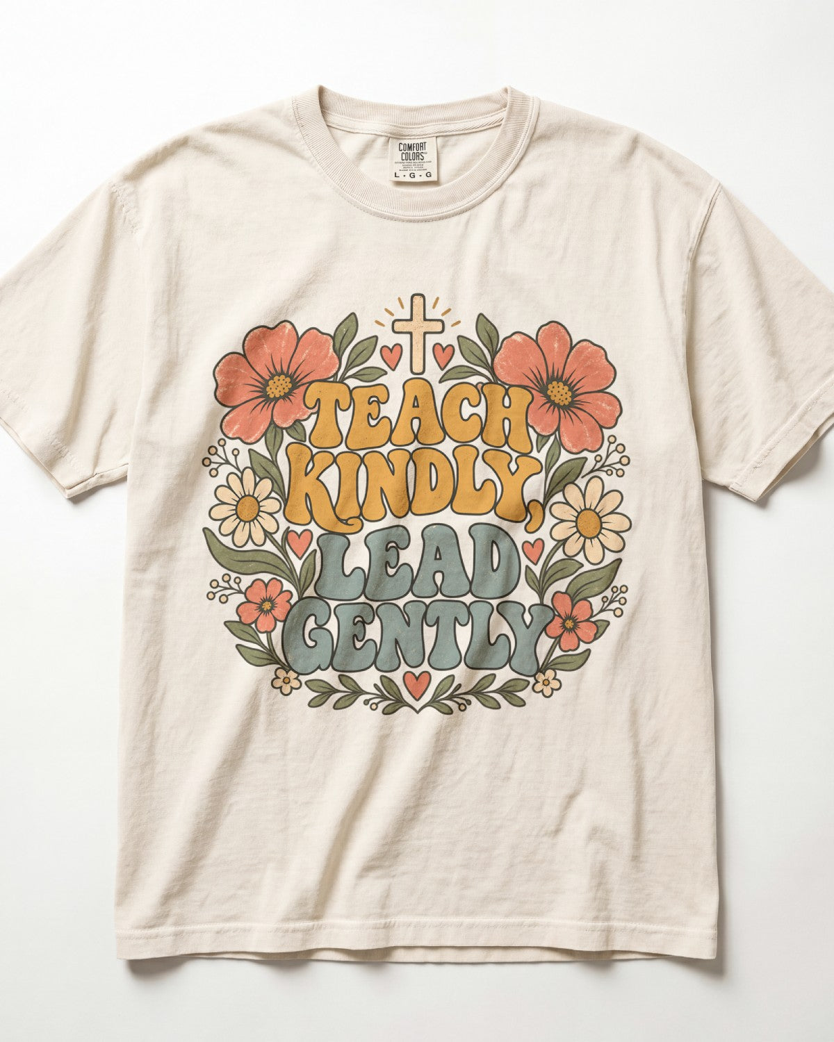Teach Kindly, Lead Gently Kindergarten Teacher Shirt