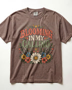 Blooming In My Calling Kindergarten Teacher Shirt