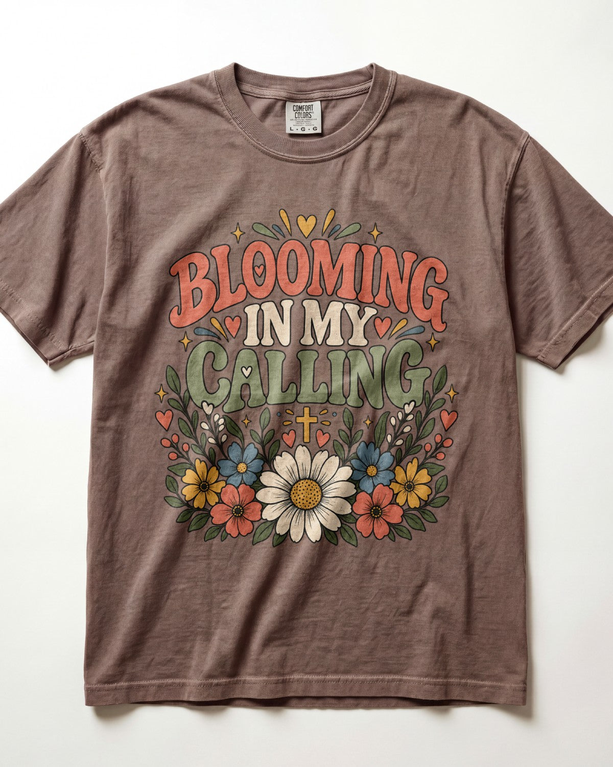 Blooming In My Calling Kindergarten Teacher Shirt