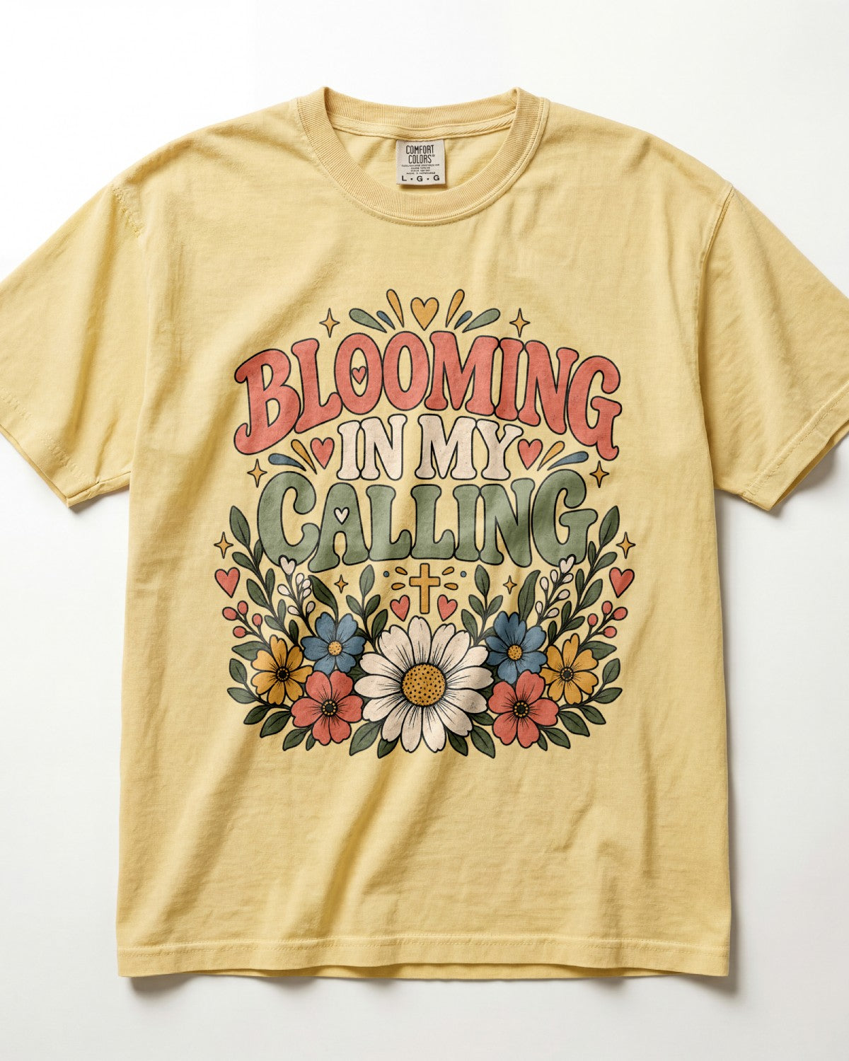 Blooming In My Calling Kindergarten Teacher Shirt