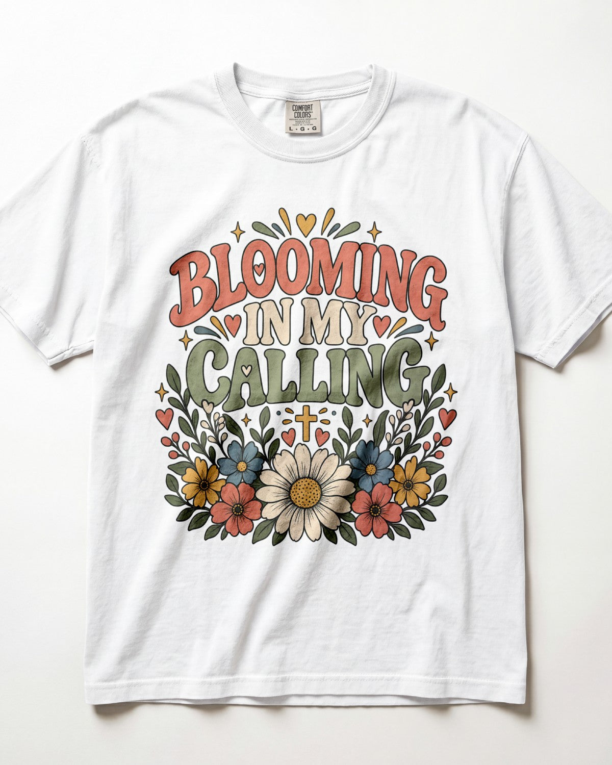 Blooming In My Calling Kindergarten Teacher Shirt