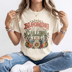 Blooming In My Calling Kindergarten Teacher Shirt