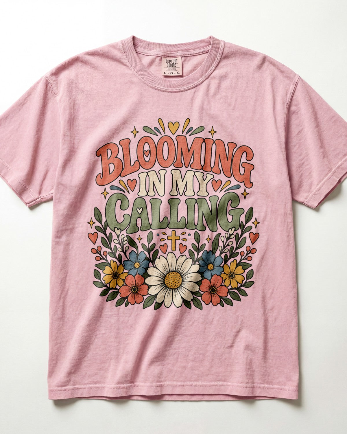 Blooming In My Calling Kindergarten Teacher Shirt