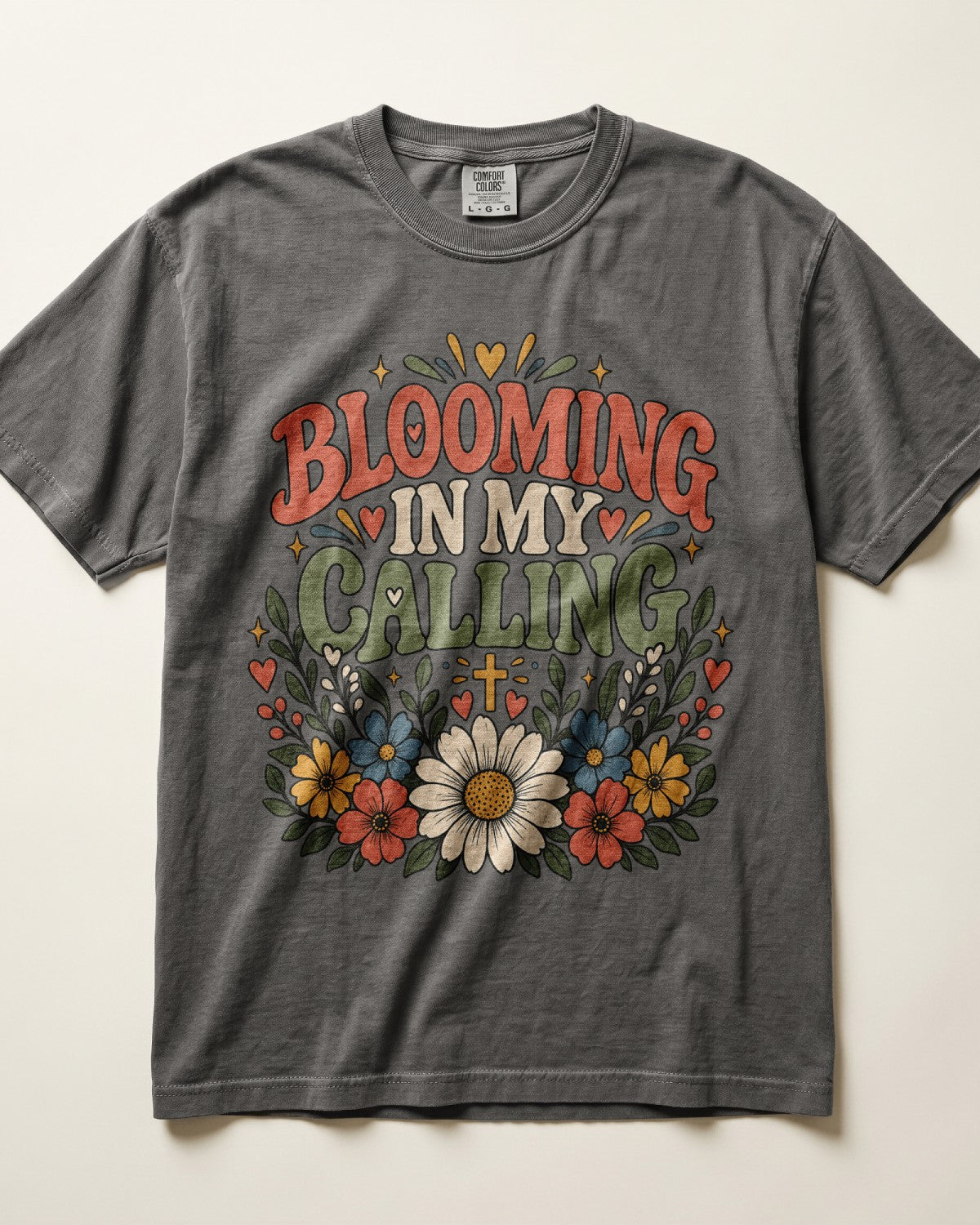 Blooming In My Calling Kindergarten Teacher Shirt