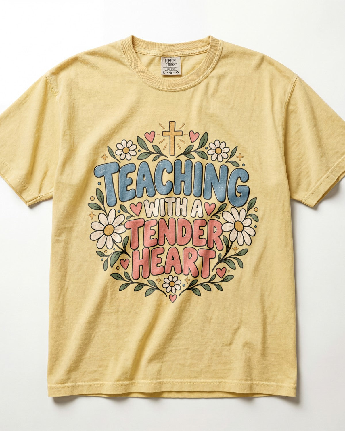 Teaching With A Tender Heart Kindergarten Teacher Shirt