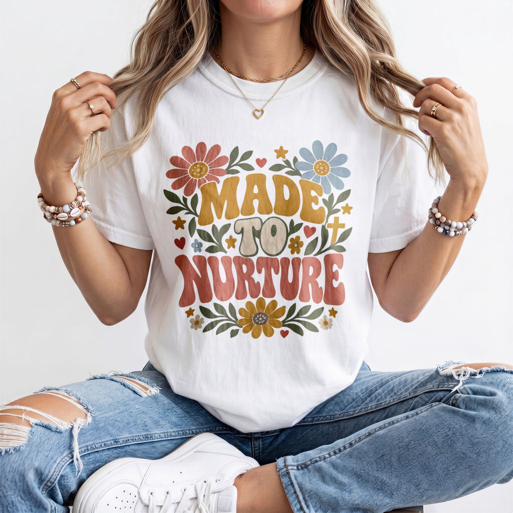 Made To Nurture Kindergarten Teacher Shirt
