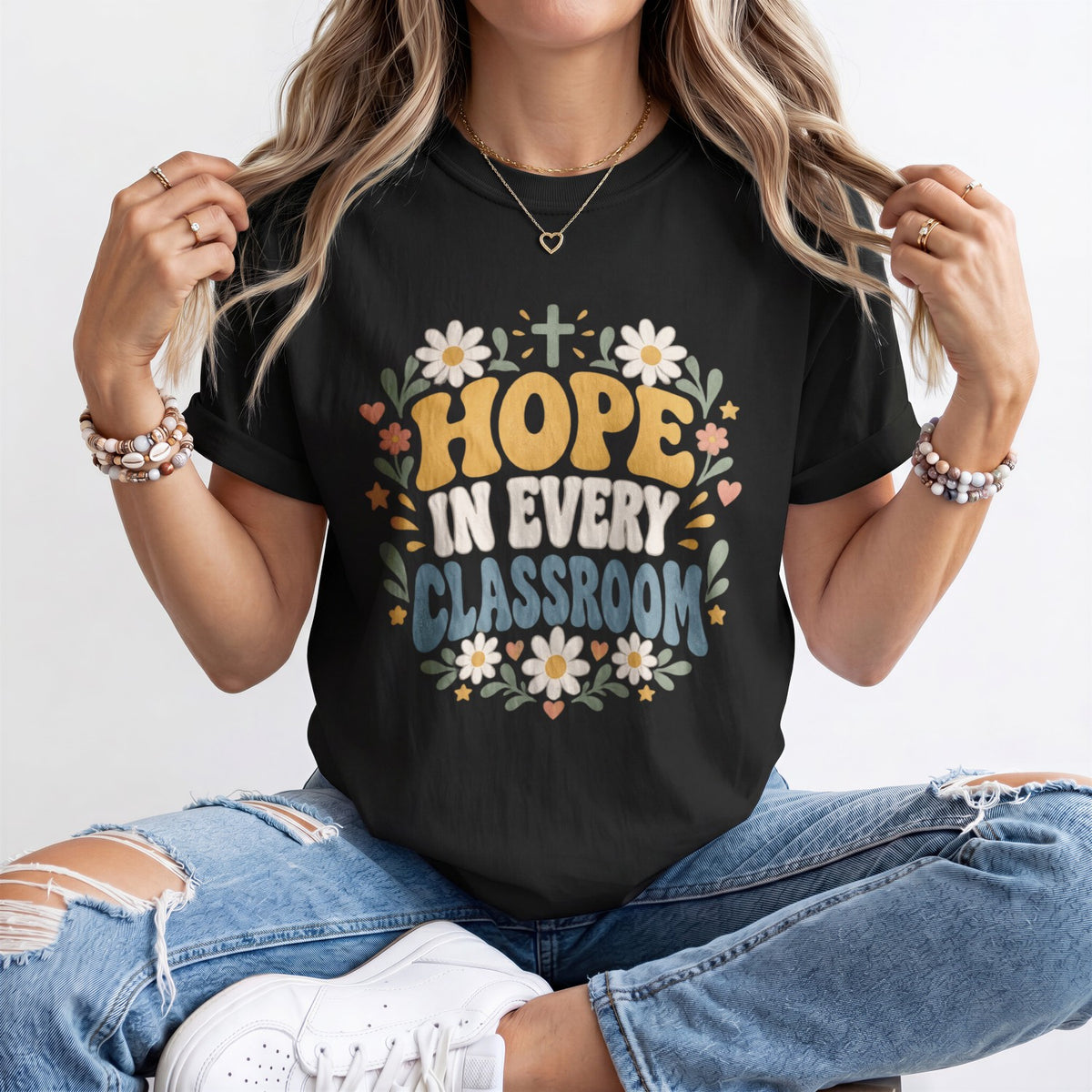 Hope In Every Classroom Kindergarten Teacher Shirt