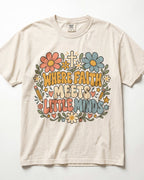 Where Faith Meets Little Minds Kindergarten Teacher Shirt