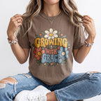 Growing With Grace Kindergarten Teacher Shirt
