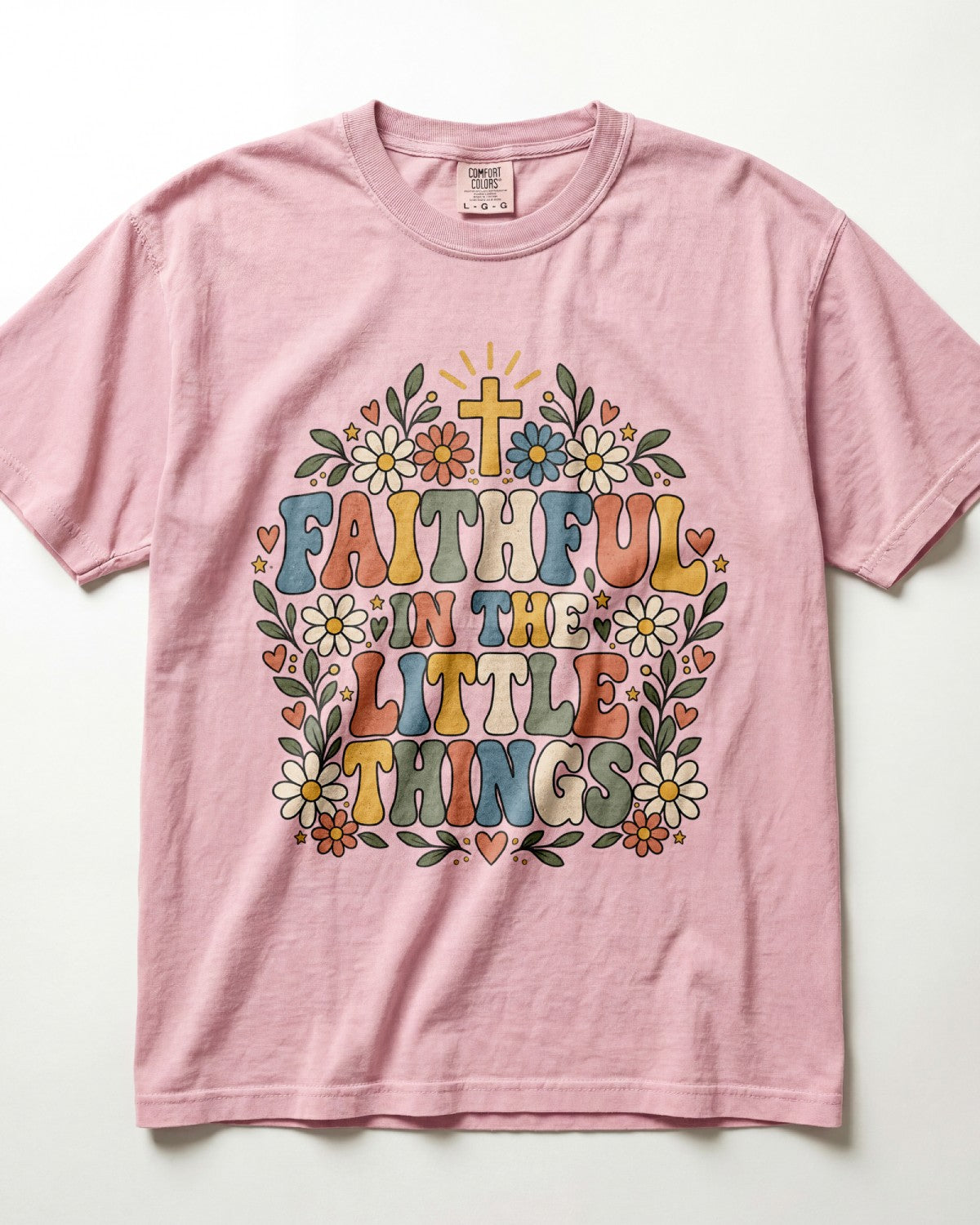 Faithful In The Little Things Kindergarten Teacher Shirt