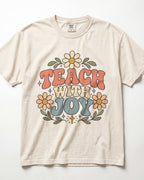 Teach With Joy Kindergarten Teacher Shirt