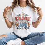 Teach With Joy Kindergarten Teacher Shirt
