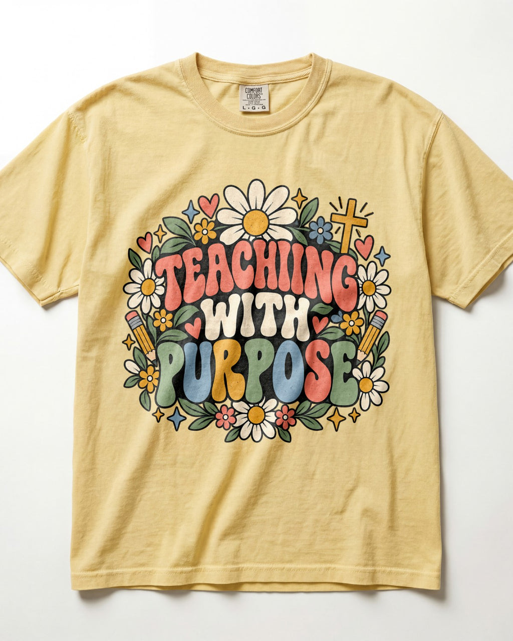 Teaching With Purpose Kindergarten Teacher Shirt