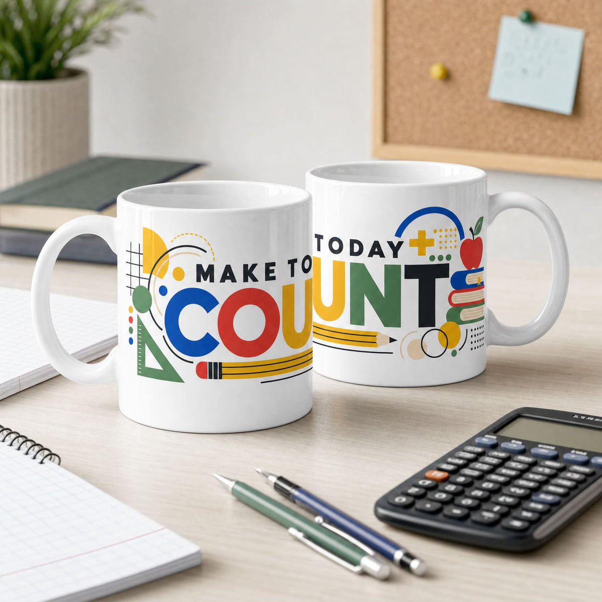 Make Today Count Kindergarten Teacher Mug