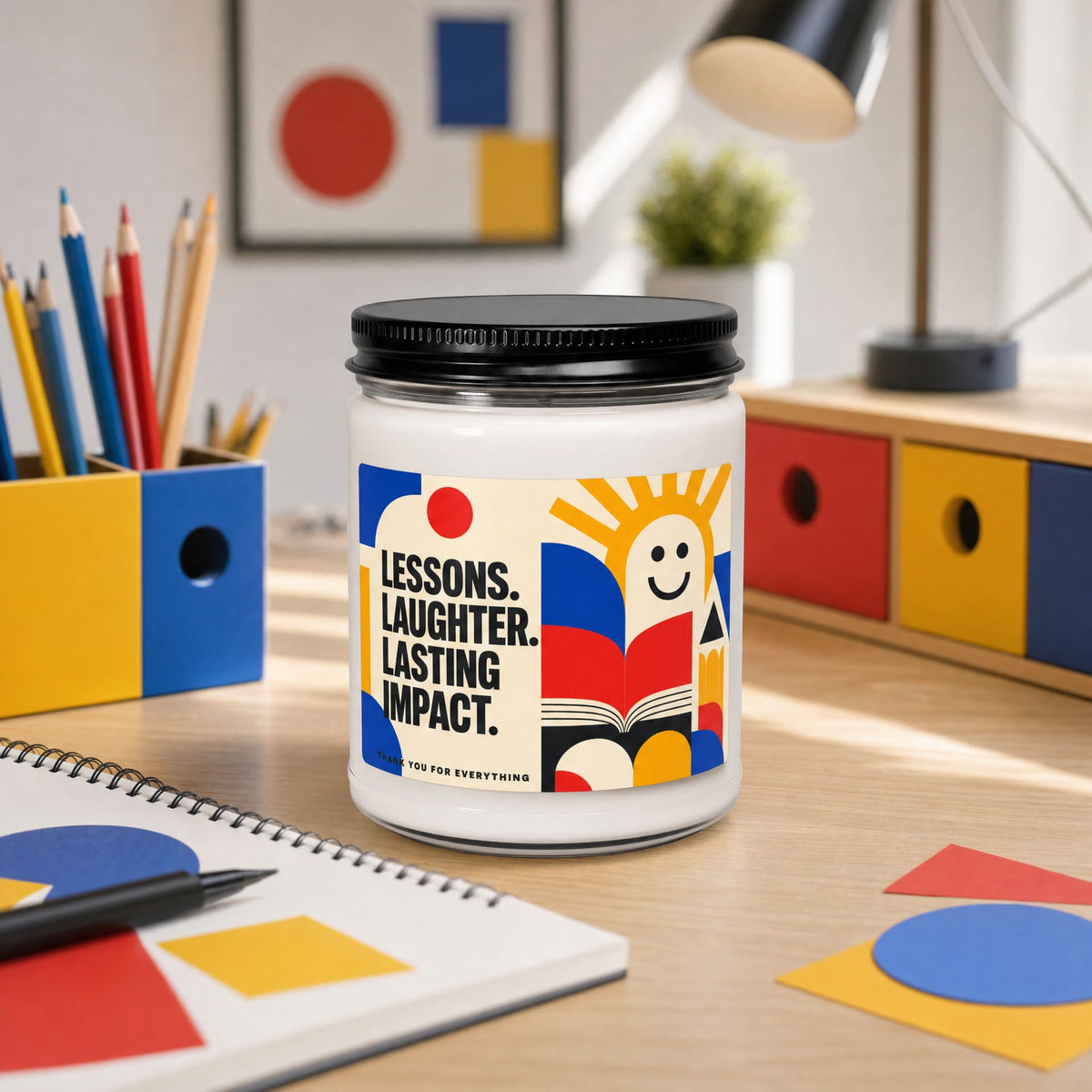 Lessons Laughter Lasting Impact Kindergarten Teacher Candle