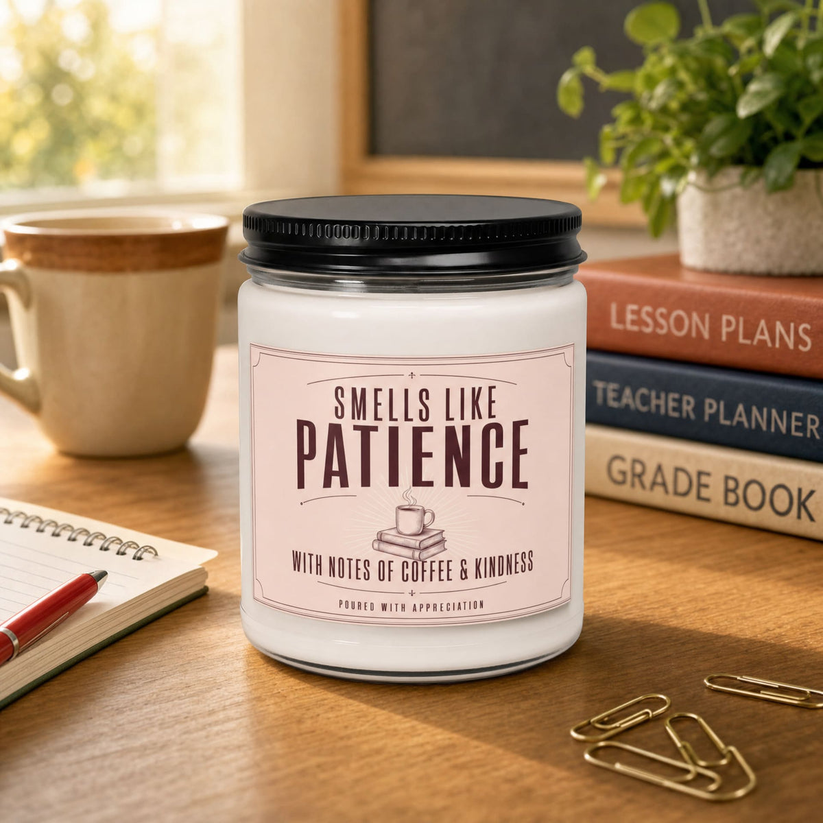 Smells Like Patience Kindergarten Teacher Candle