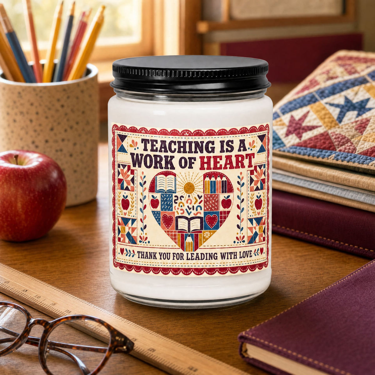 Teaching Is a Work of Heart Kindergarten Teacher Candle