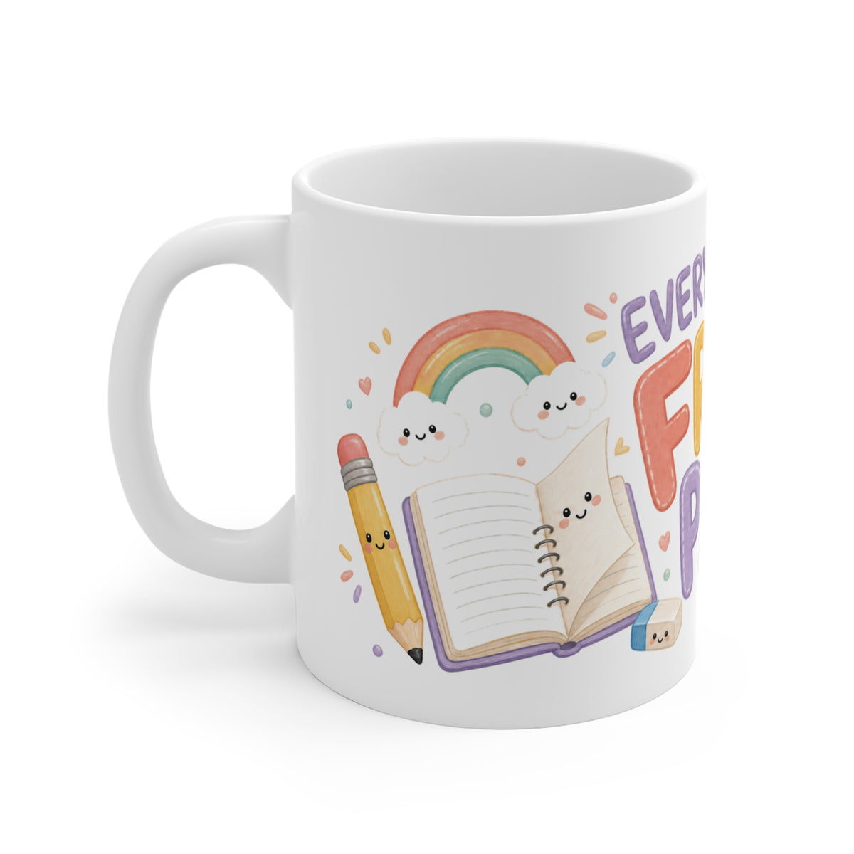 Every Day Is a Fresh Page Kindergarten Teacher Mug