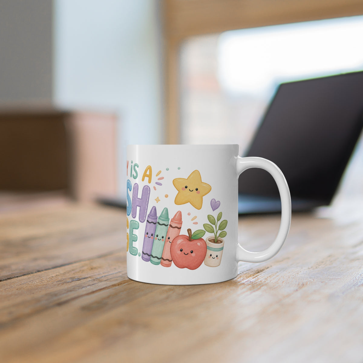Every Day Is a Fresh Page Kindergarten Teacher Mug