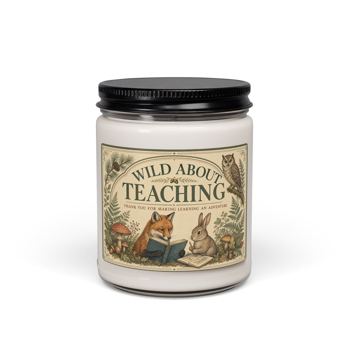 Wild About Teaching Kindergarten Teacher Candle