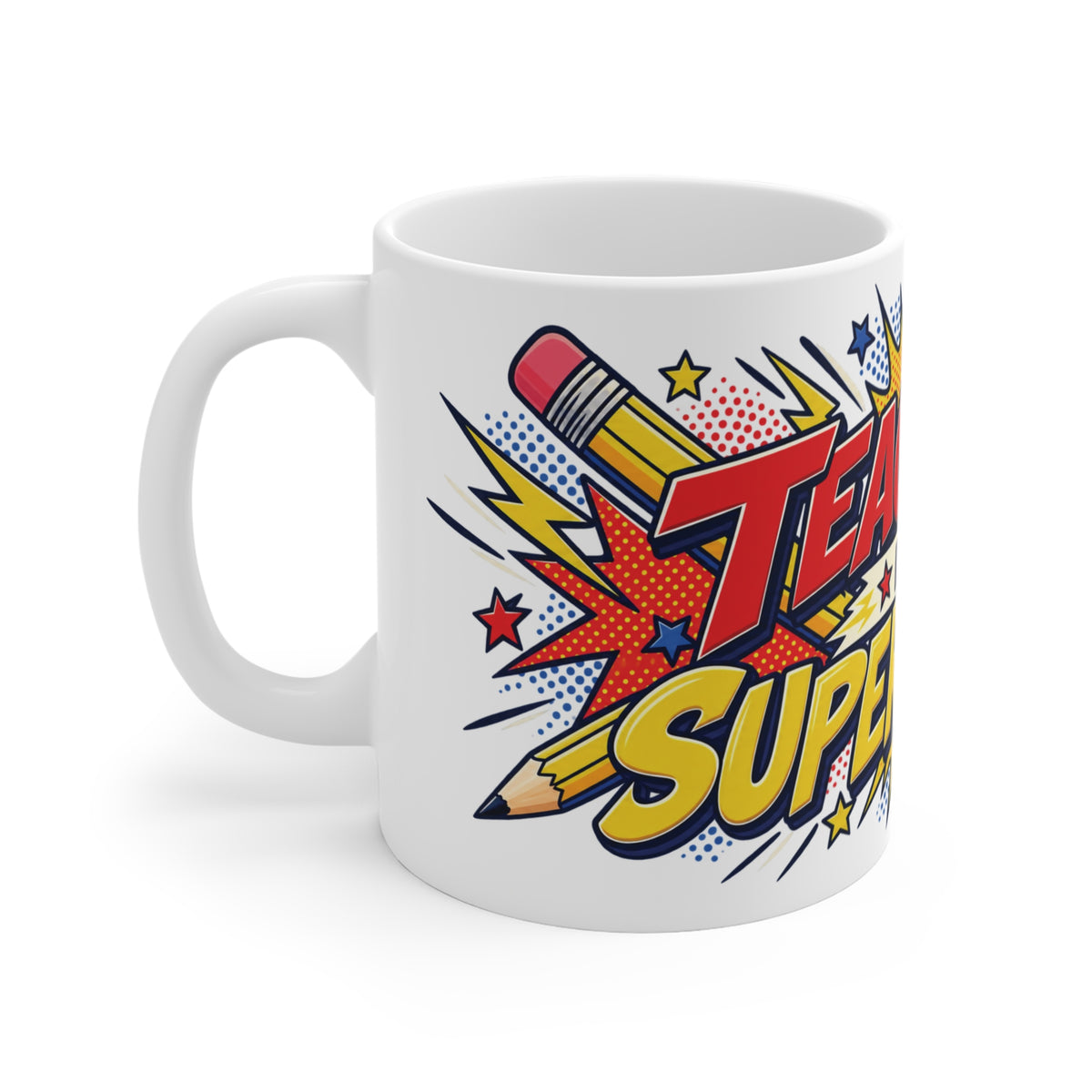 Teaching Is My Superpower Kindergarten Teacher Mug