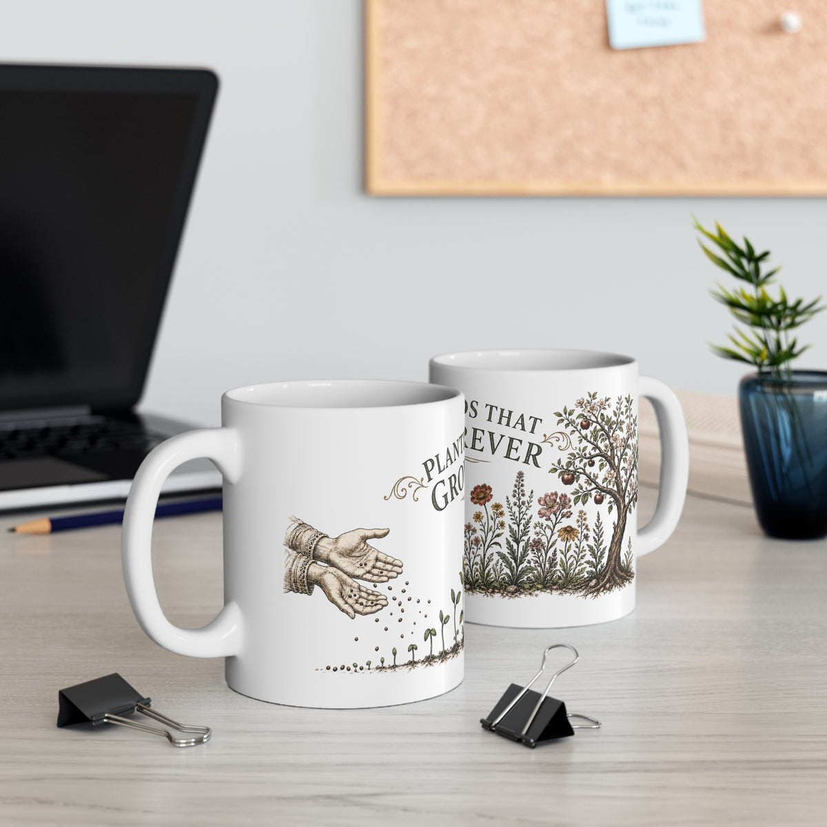 Planting Seeds That Grow Forever Kindergarten Teacher Mug