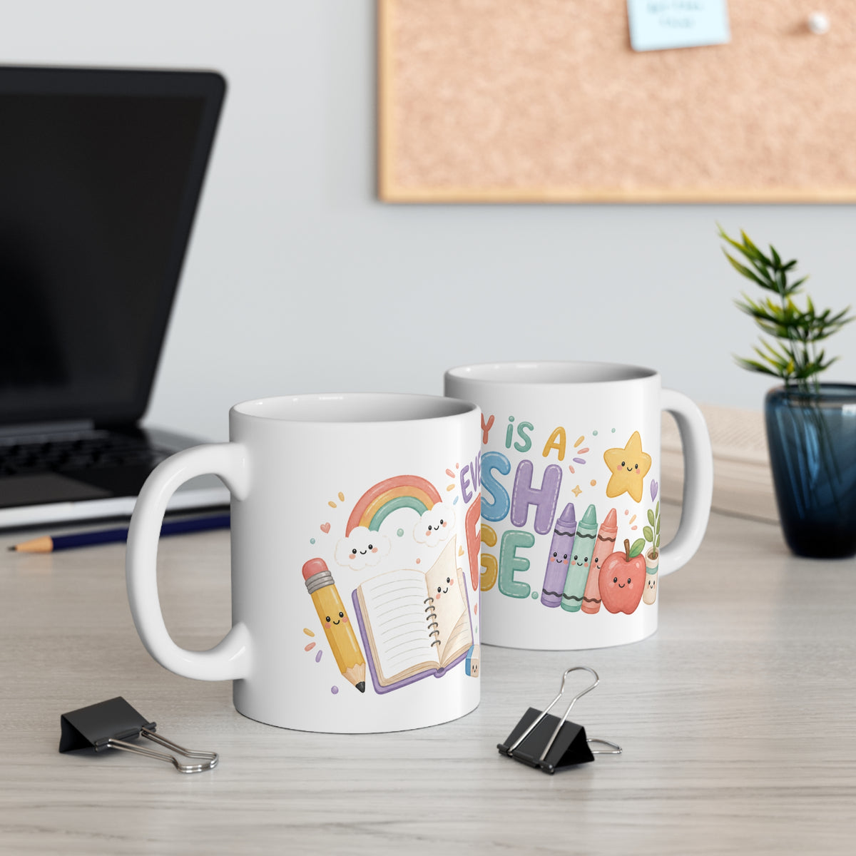 Every Day Is a Fresh Page Kindergarten Teacher Mug