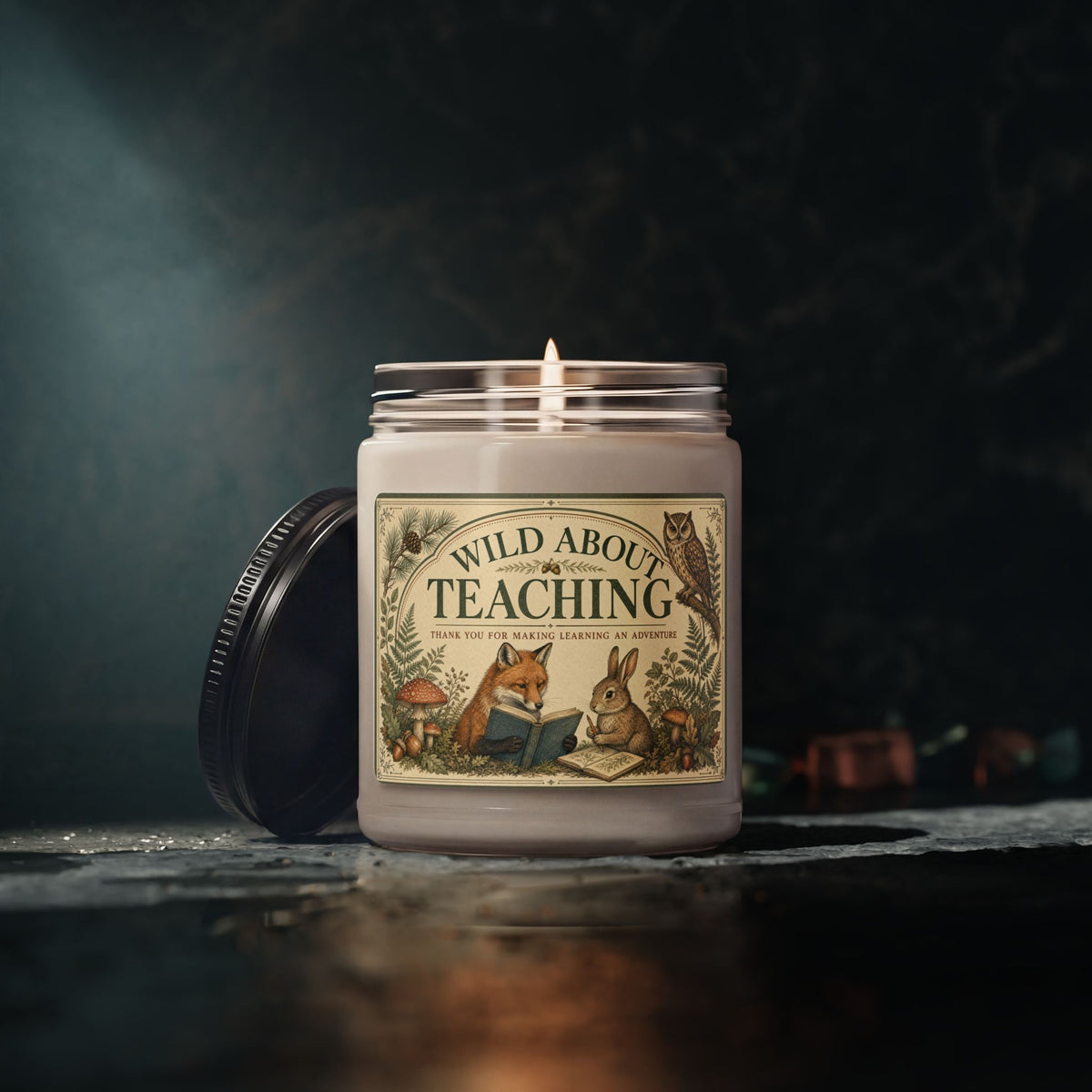Wild About Teaching Kindergarten Teacher Candle