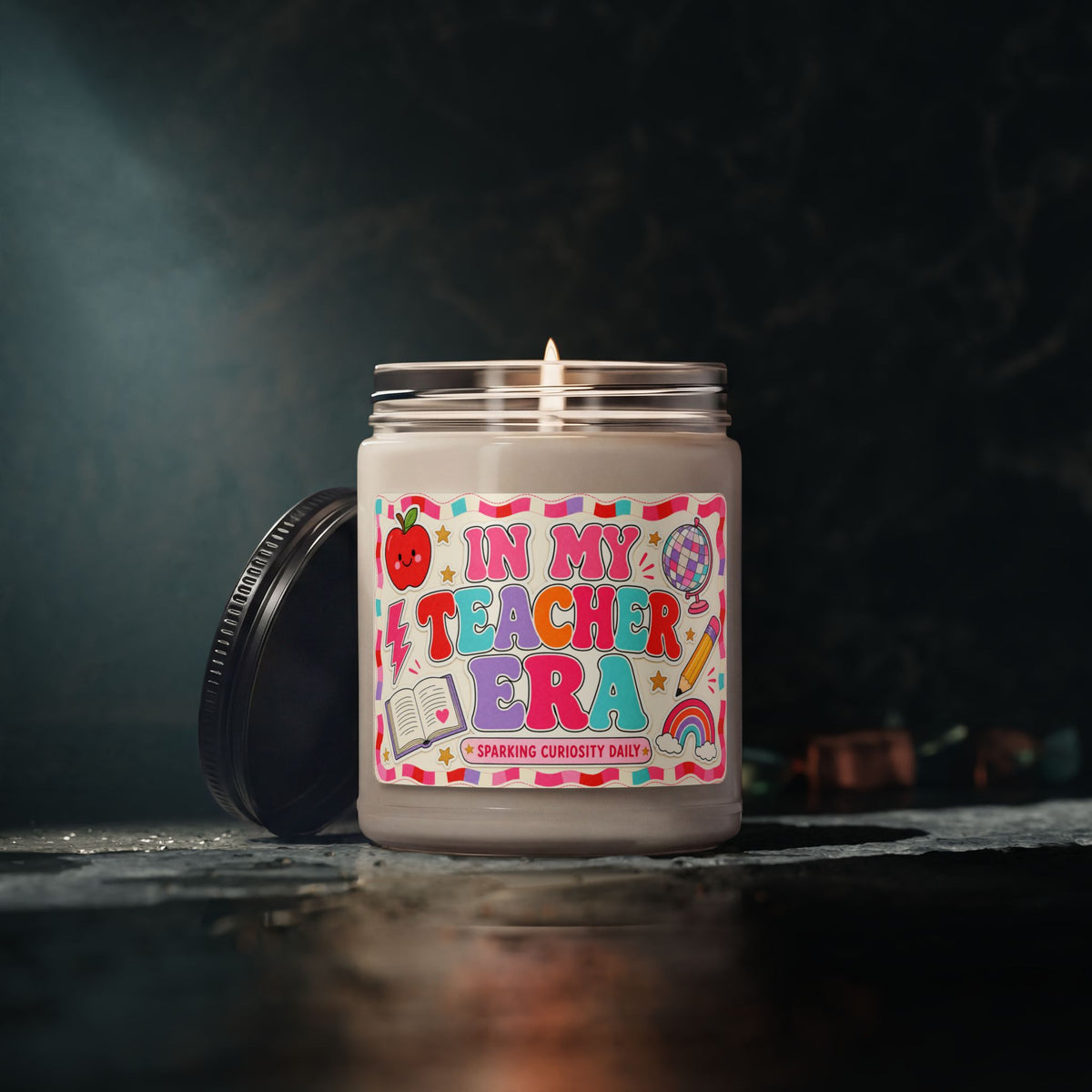 In My Teacher Era Kindergarten Teacher Candle