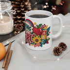 Teaching Is a Work of Heart Kindergarten Teacher Mug